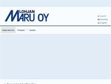 Tablet Screenshot of lohjanmaru.fi